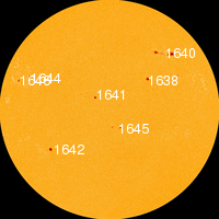Sunspot numbers up, earthquake risk